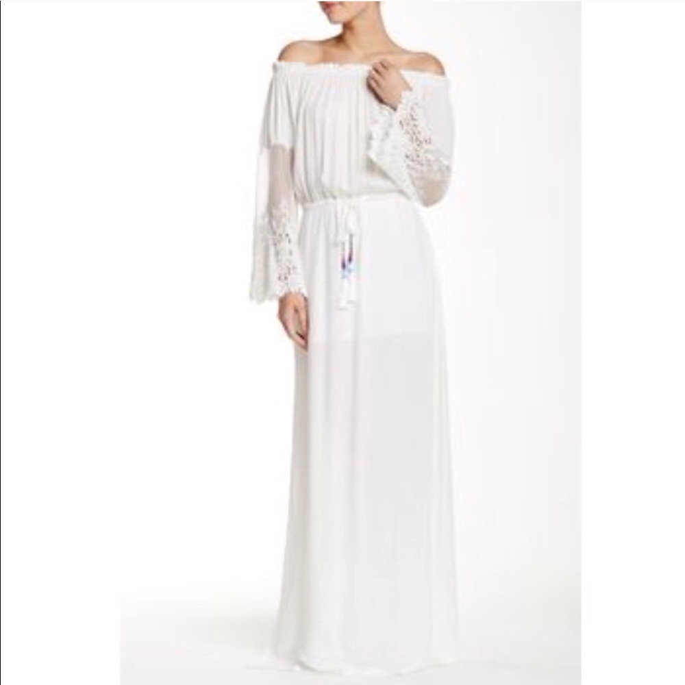 Young Fabulous & Broke off the shoulder maxi dress - Picture 2 of 8